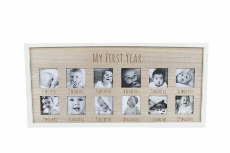 Fotolijst &quot;My First Year&quot; 47x22x1,5cm