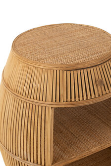 Tafel Barrel Rotan/Bamboe Naturel J-LINE