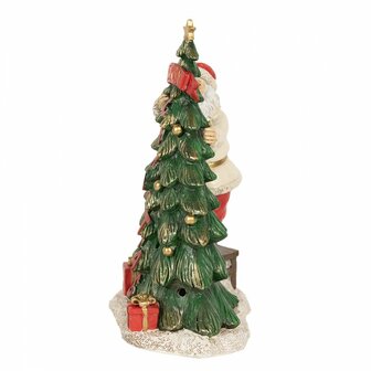 KERSTDECORATIE MET LED-VERLICHTING KERSTMAN 15X10X22 CM CLAYRE &amp; EEF