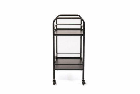 Trolley - HOUSEVITAMINMetaal - Zwart - 60x30x66,5cm