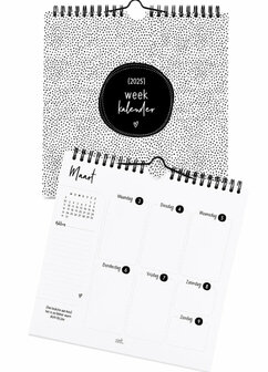 Weekkalender 2025 planner ZOEDT