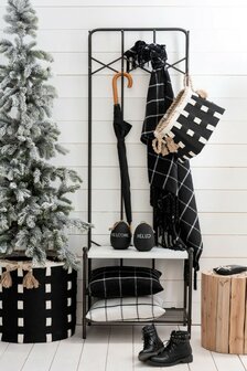 kerstboom mand zwart