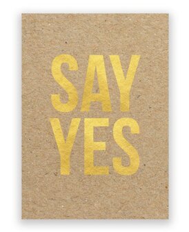 Kaart SAY YES! 