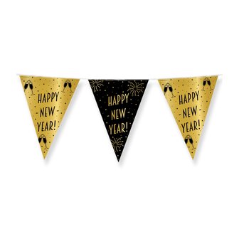 Classy party flags foil - Happy New Year