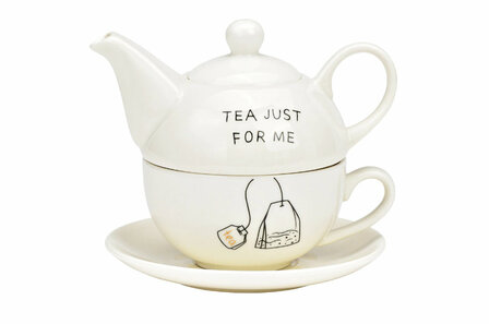 Tea for one / Theepot / Theepottenset, Tea just for me, set van 3