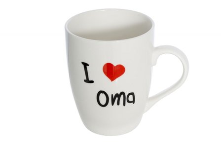 Mok Voor Oma &#039;I LOVE OMA&#039;