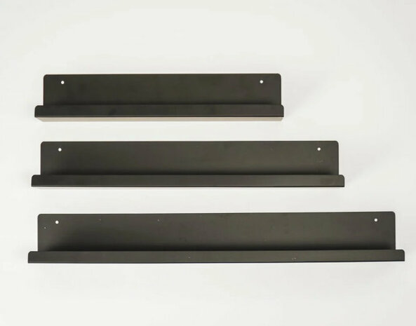 Wandplanken - Metaal - 40/50/60cm Set 3