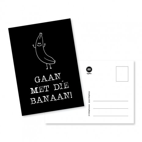 Kaart Gaan met die banaan!