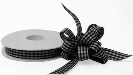 Draak uitbreiden bom Cadeaulint zwart wit geruit 1 meter Voor het inpakken van cadeaus of -  zwartwitshop