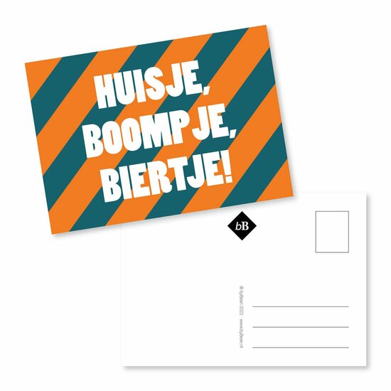 Kaart Huisje, boompje, biertje!