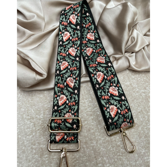 BAG STRAP / (SCHOUDER)RIEM VOOR TASSEN FLOWERS